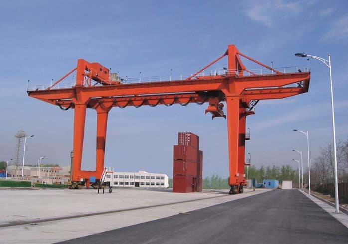 Double girder gantry crane 50t equipment price machine